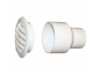 Abluftgitter mit konische Reduktionsmuffe 50mm