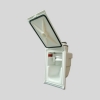 Hide A Hose Box + Steckdose weiss