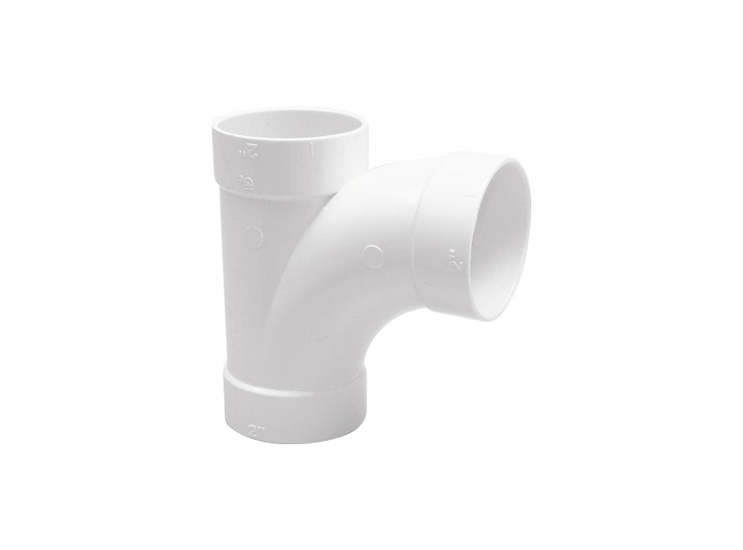 PVC Abzweiger 90° weiss