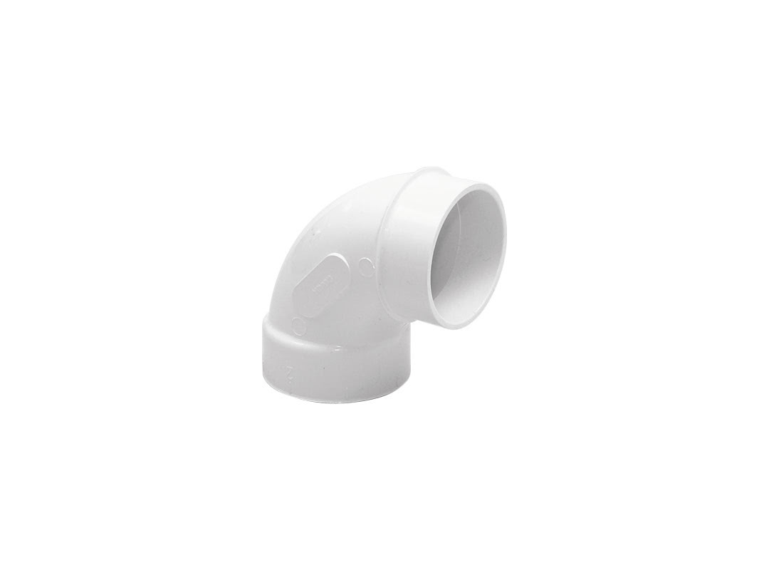 Bogen 90° weiss mittel