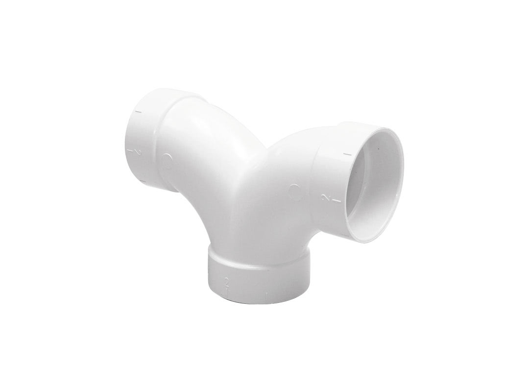 Doppelabzweiger 90° weiss