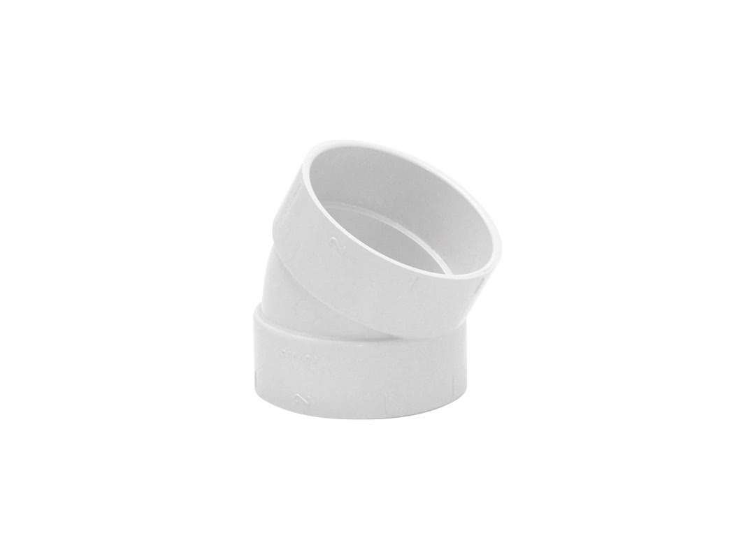 PVC Bogen 30° i/i  weiss