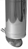Edelstahl Auswurfklappe Ø 250