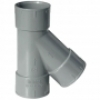 PVC-Abzweigung mit Anschlag Durchm. 50mm